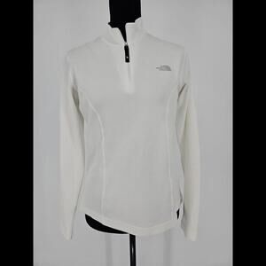 North Face Flight‎ Series Small Women's Quarter Zip Pullover Jacket White
